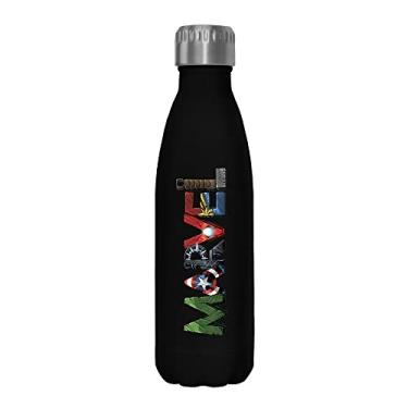 Imagem de Marvel Garrafa de água de aço inoxidável Fan Letters 482 ml, 482 ml, multicolorida