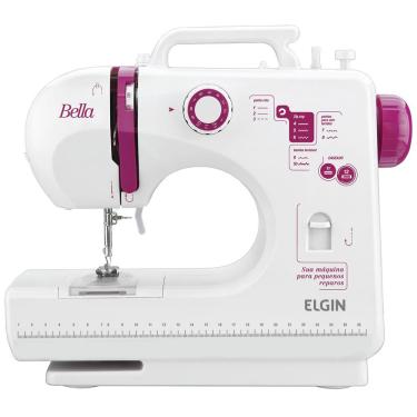 Imagem de Máquina de Costura Elgin Bella BL1200 6 Pontos Bivolt - Branca
