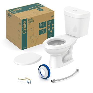 Imagem de Kit Vaso Sanitário Infantil com Caixa Acoplada e Assento Kids Celite