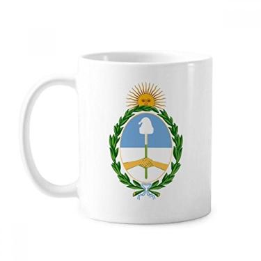 Imagem de Buenos Aires Caneca com emblema nacional da Argentina cerâmica xícara de café porcelana louça
