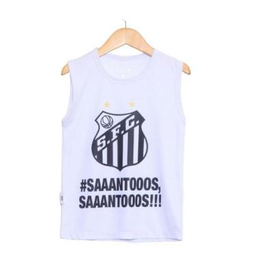 Imagem de Camiseta Infantil Santos Regata Oficial - Revedor
