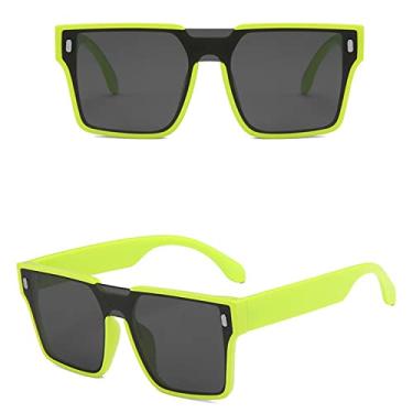 Imagem de Óculos de sol feminino retrô infantil quadrado óculos de sol feminino óculos irregulares óculos de viagem decorativos, 3, tamanho único