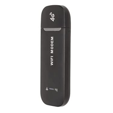 Imagem de Roteador LTE Sem Fio, Roteador WiFi 4G para até 10 Usuários, Conexão Fácil e Estável USB Plug and Play Roteador 4G LTE para Hotspot Cartão SIM Telefone PC Preto
