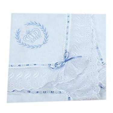 Imagem de Manta de Piquet com Lasie Realeza, Laura Baby, Azul