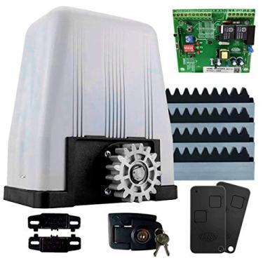 Imagem de Motor Para Portão Eletrônico DZ4 SK 36 Deslizante 1/3 de HP 800kg Rossi 4 Metros e Meio de Cremalheira (220)