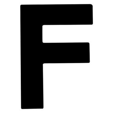 Imagem de Número de placa de casa flutuante 3D, letra 0-9, alfabeto A-Z, 12,7 cm, números modernos de endereço para porta para placa digital ao ar livre, preto, aço inoxidável, parafuso montado, antiferrugem