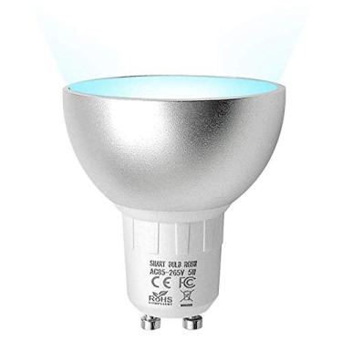 Imagem de BENEXMART Tuya WiFi LED Bulb Gu10 RGBCW Dimmer Lamp Spot Light Remote Control Smart Life App Voice Control via Alexa Google Home Assistant (1 pack)