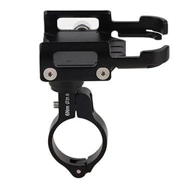Imagem de OKJHFD Suporte universal para celular giratório em 360°, pode ser ajustado, suporte para telefone móvel em liga de alumínio para bicicleta (2 cores)(black)