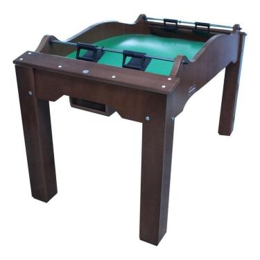 Imagem de Mesa De Tamancobol Oficial Madeira + 7 Bolinhas 