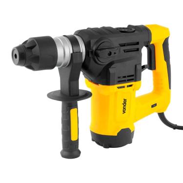 Imagem de Martelete Perfurador Rompedor 220V Furadeira Demolidor Martelete Elétrico 1500W Com Maleta Ferramenta Construção Demolir