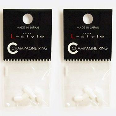 Imagem de LSTYLE Acessório de voo de dardo: inserções de anel de champanhe para voos de dardos PRO - Branco