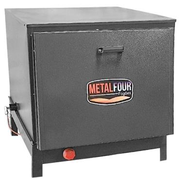 Imagem de Forno Industrial à Gás Mesa Baixa Pressão Tampa Cega 126L MetalFour