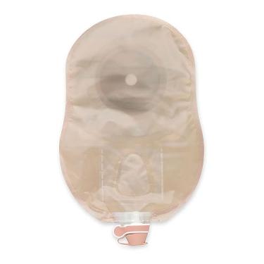 Imagem de Hollister 84590 Premier bolsa de urostomia de 23 cm e barreira plana flexível, barreira adesiva para pele (fita), pacote com 10, ultratransparente, abertura de até 6,5 cm