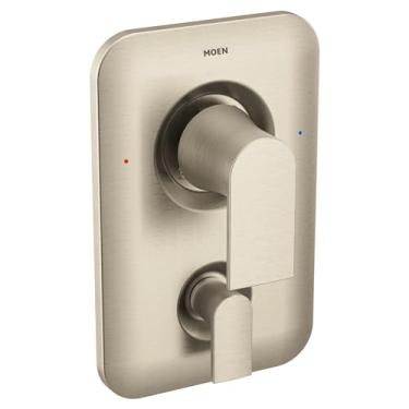 Imagem de Moen T2470BN Genta Posi-Temp with Built-in 3-Function Transfer Valve Trim Kit, Valve Required, Brushed Nickel