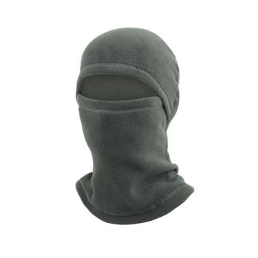 Imagem de Touca facial quente de lã polar de inverno, à prova de poeira, à prova de vento, cachecol facial para motocicleta, aquecedor de pescoço para esportes em dias frios, ciclismo, equitação, corrida,