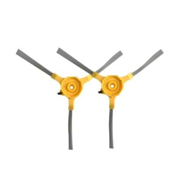 Imagem de Escovas laterais peça de manutenção compatível com EufyRoboVac 11+ robô vassoura aspirador de pó acessório escova ferramenta de limpeza cabeças de escova acessório aspirador de pó escova tampa tampa robô