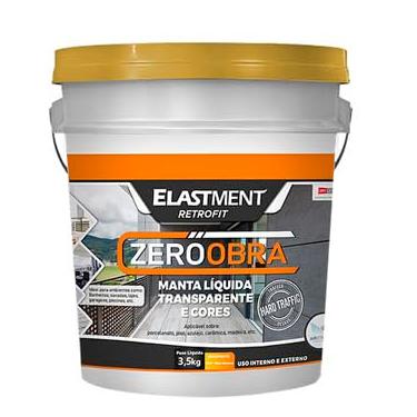 Imagem de Verniz Pu Manta Líquida Zero Obra Elastment 3,5KG Brilhante Incolor