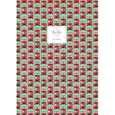 Imagem de Diário de ônibus vermelho - páginas pontilhadas - A4 - Londres: (Edição verde) página quadriculada de 192 pontos (A4 / 8,27 x 11,69 polegadas / 21 x 29,7 cm / grande)