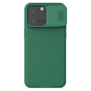 Imagem de Capa Anti Impacto Nillkin Modelo CamShield Pro Compatível com iPhone 15 Pro Max - Verde