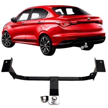 Imagem de Engate Reboque Rabicho Fixo Fiat Cronos 2018 a 2023 450Kg