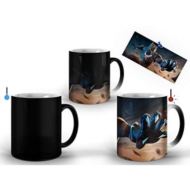 Imagem de LEAR Caneca M?gica Termocrom?tica Pantera Negra Black Panther: Wakanda Forever - 325ML