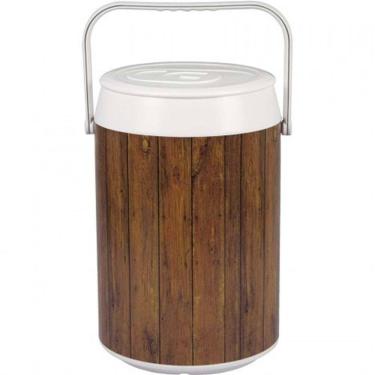 Imagem de Cooler Madeira Rústica 24 Latas - Anabell