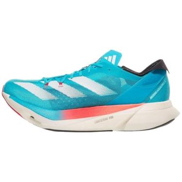 Imagem de adidas Tênis masculino Adizero Adios Pro 3, Ciano lúcido/branco, 13