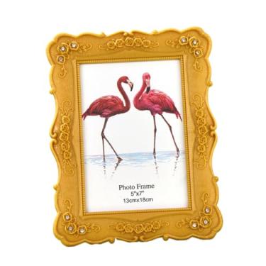 Imagem de PRETYZOOM porta-retratos decoração de casa decoração de mesa quadro ornamentado de mesa moldura de foto ornamentada molduras vintage decoração vintage enfeite de moldura cenário