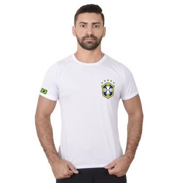 Imagem de Camisa Masculina Seleção Brasileira Personalizada Copa do Mundo