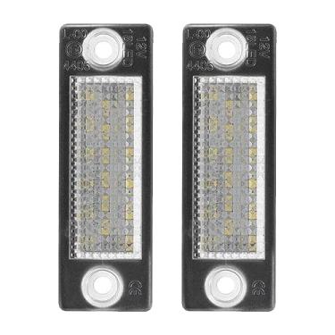 Imagem de KACEPAR Lâmpada de placa de licença luz traseira lente transparente, 18 LEDs lâmpada de placa de matrícula, 2005-2010 compatível com Volkswagen compatível com VW compatível com Jetta