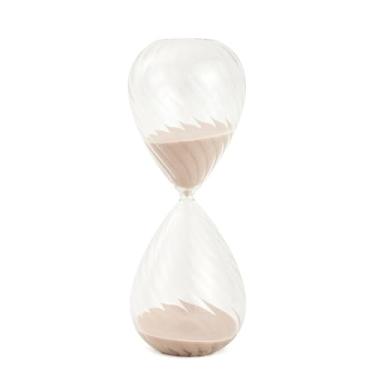 Imagem de Ampulheta Decorativa em Vidro Areia Bege 60 Minutos 25cm 18731 Mart