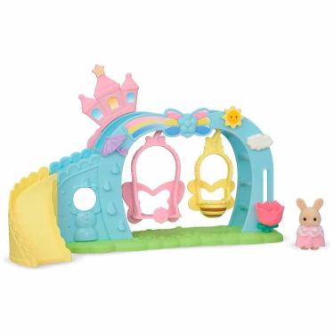 Imagem de Figura e Cenário - Sylvanian Families - Balanço Jardim da Infância - Epoch Magia