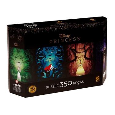 Imagem de Puzzle 350 Peças Panorama Princesas - Grow