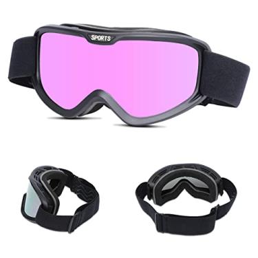 Imagem de Seed Alarm Óculos de bicicleta, óculos de motocicleta, óculos de quadriciclo, óculos de motocross, óculos de esqui, à prova de vento, capacete de corrida para adultos
