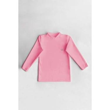 Imagem de Camiseta Térmica Infantil Peluciada Rose-Unissex