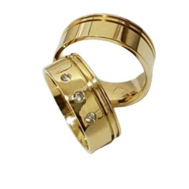 Imagem de PAR DE ALIANÇAS DE MOEDA ANTIGA 8MM CASAMENTO ALM076