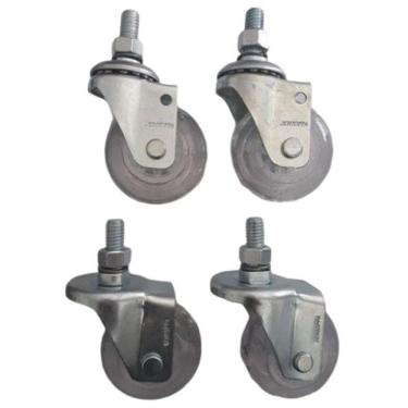 Imagem de Rodizio para carrinhos e móveis roda gel kit glae 210 e flae