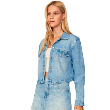 Imagem de Jaqueta Jeans Acostamento Shine Feminino-Feminino