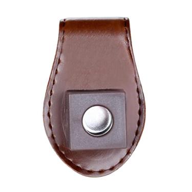 Imagem de oshhni Suporte de Giz para Taco de Sinuca Profissional, Estojo Compacto para Acessórios de Bilhar, Marrom