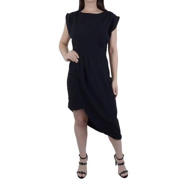 Imagem de Vestido Feminino Lado Avesso Curto Preto - L1255-Feminino