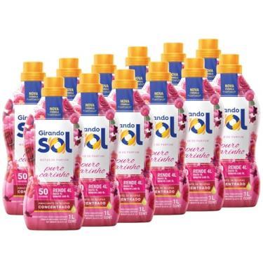Imagem de Caixa de Amaciante Puro Carinho (12 Unidades de 1 Litro) - Girando Sol