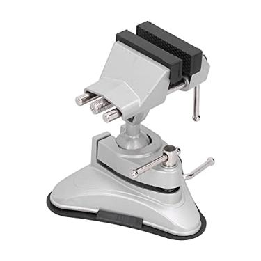 Imagem de Base de Ventosa de Torno de Bancada Em Liga de Alumínio, Manga Antiderrapante, Adequada para Fixar Formas Comuns e Irregulares Em Qualquer Direção, Trabalho de Processamento e
