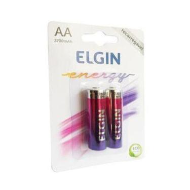 Imagem de Pilhas Recarregável Aa Pequena Energy 2700 Mah Elgin 2 Unid. - Shop Lo