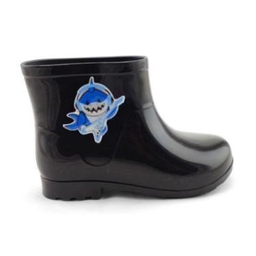 Imagem de Bota de Chuva Galocha Infantil Tubarão Baby Borracha-Masculino