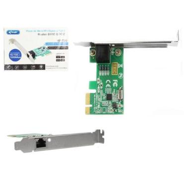 Imagem de Placa De Rede Pci Express 1000Mbps Ethernet Rj45 Knup Kp-T90