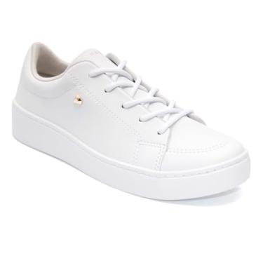 Imagem de Tênis Feminino Ramarim Sneaker Casual Plataforma Original (Branco, BR, Adulto, Numérico, 38)