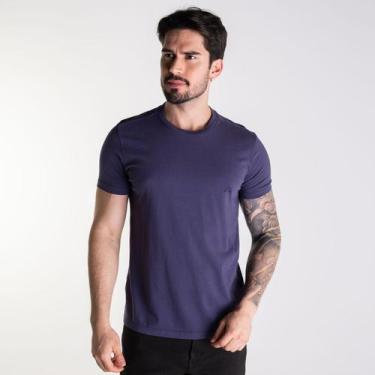 Imagem de Camiseta Ellus Cotton Fine Aquarela Roxa