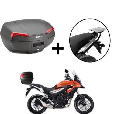 Imagem de Baú Bauleto Givi E46nbr riviera46l  + Suporte Baú Superior  Cb500x 201