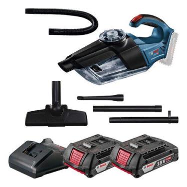 Imagem de Aspirador Pó Sem Fio Bosch Gas 18v 1 Carregador Baterias 2a