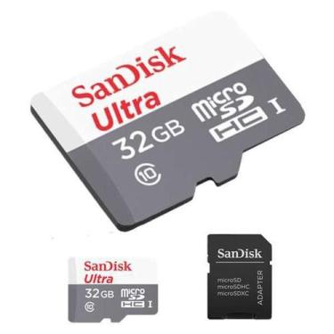 Imagem de Cartão de Memória Sandisk Micro SD 32GB 48mb/s Ultra Classe 10 para Sm